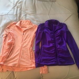 2 VSX zip up jackets